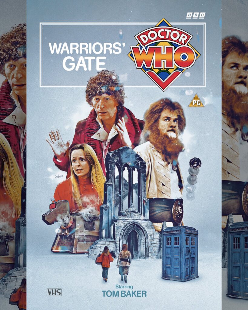Warriors Gate VHS sleeve art by Sean Longmore